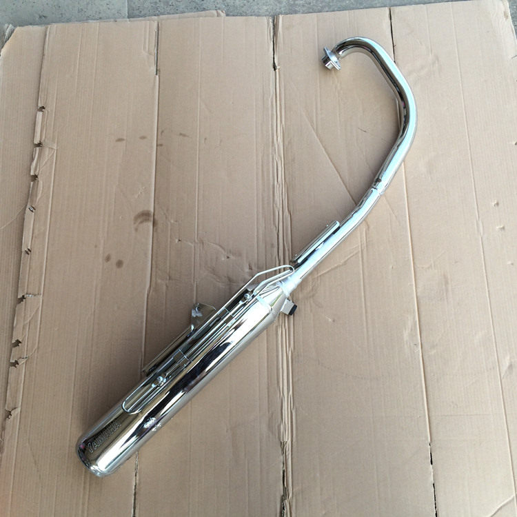 适用于建设雅马哈YBR125SP JYM125-5-6劲悍消声器排气管消音器