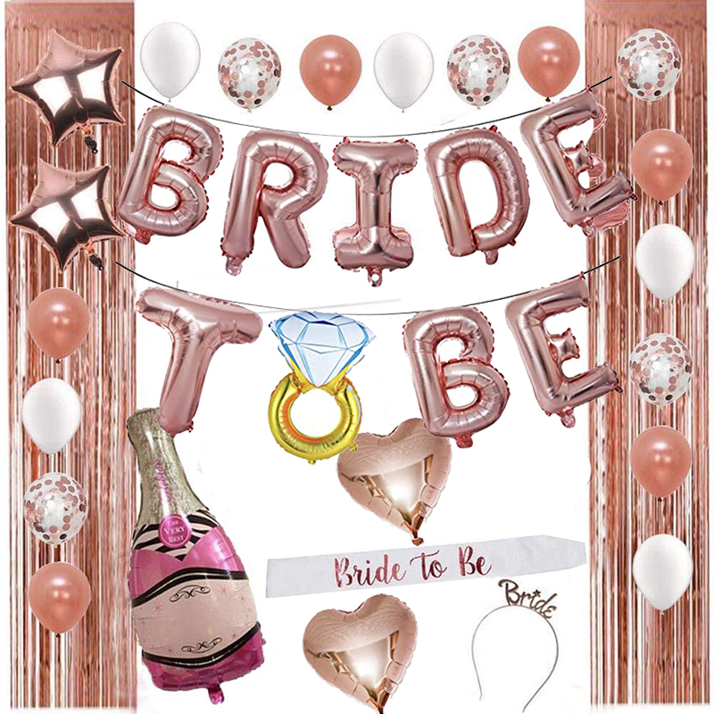 单身派对气球聚会套餐雨丝