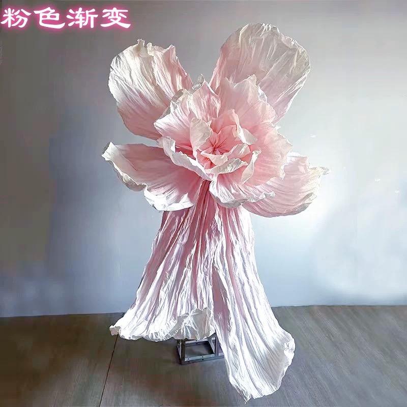 巨型手工纸艺花婚庆道具