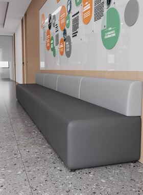 口腔诊所候诊转角沙发医院牙科休息区会客洽谈接待等候区休闲卡座