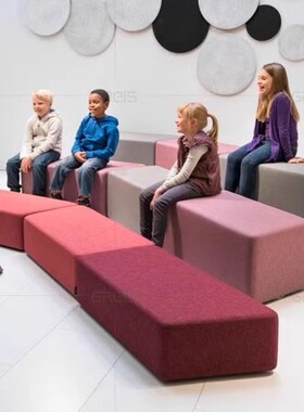 设计师款创意沙发展厅休息区异形自由组合阶梯等候会客会议室沙发