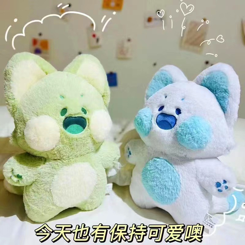 嘟嘟玩偶艾斯德公仔绿色新款猫咪