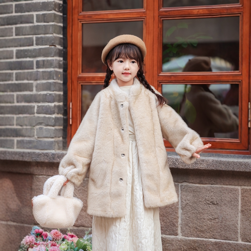 时髦洋气百搭皮毛一体外套