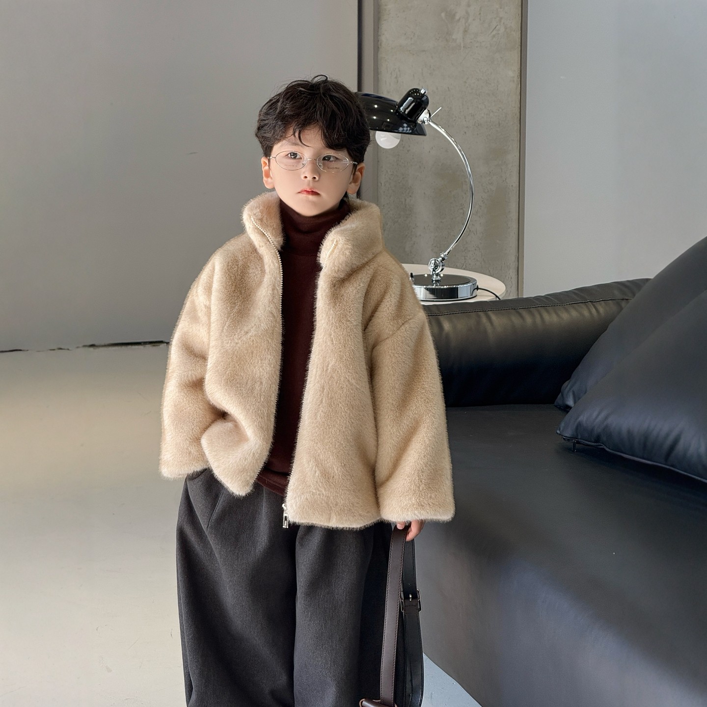 男童冬装洋气保暖仿水貂毛皮草外套宝宝加厚夹棉上衣儿童棉服韩版,童装/婴儿装/亲子装,皮草/仿皮草,淘宝优惠券,粉丝福利购,淘宝优惠卷
