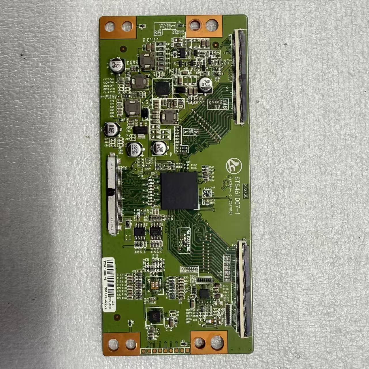 液晶电视逻辑小板ST5461D07-1白色标签ST5461D07一1显示板驱动板