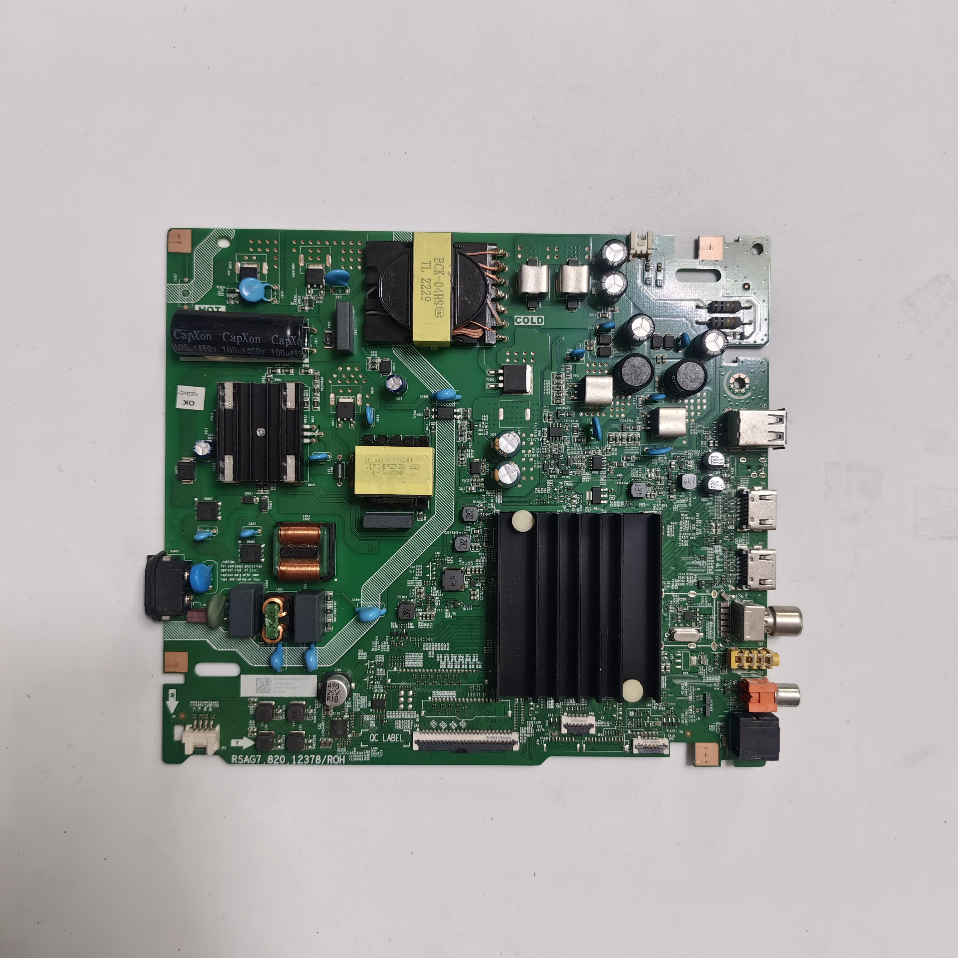 65寸海信电视机65E3G/D3H/A52H主板电路板RSAG7.820.12378电源板