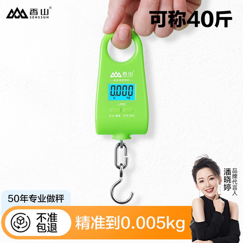 香山便携挂勾手提厨房称电子秤