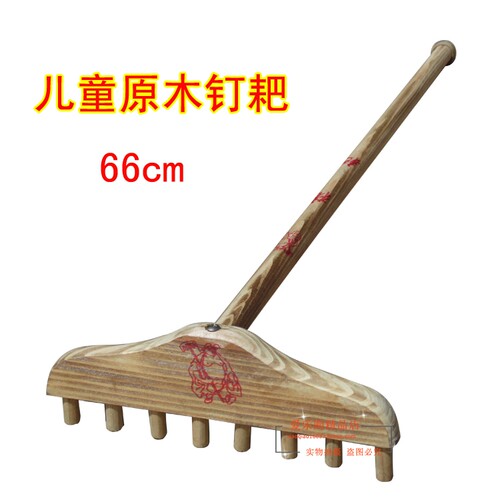 猪八戒钉耙 儿童玩具钉耙 木制钉耙 猪耙 男孩玩具西游记八戒耙子 - 封面