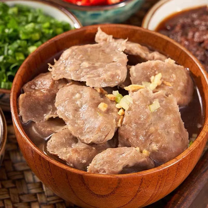 手打牛肉饼汕尾独特小吃特产潮汕特产海丰小米粿正宗手工牛肉饼