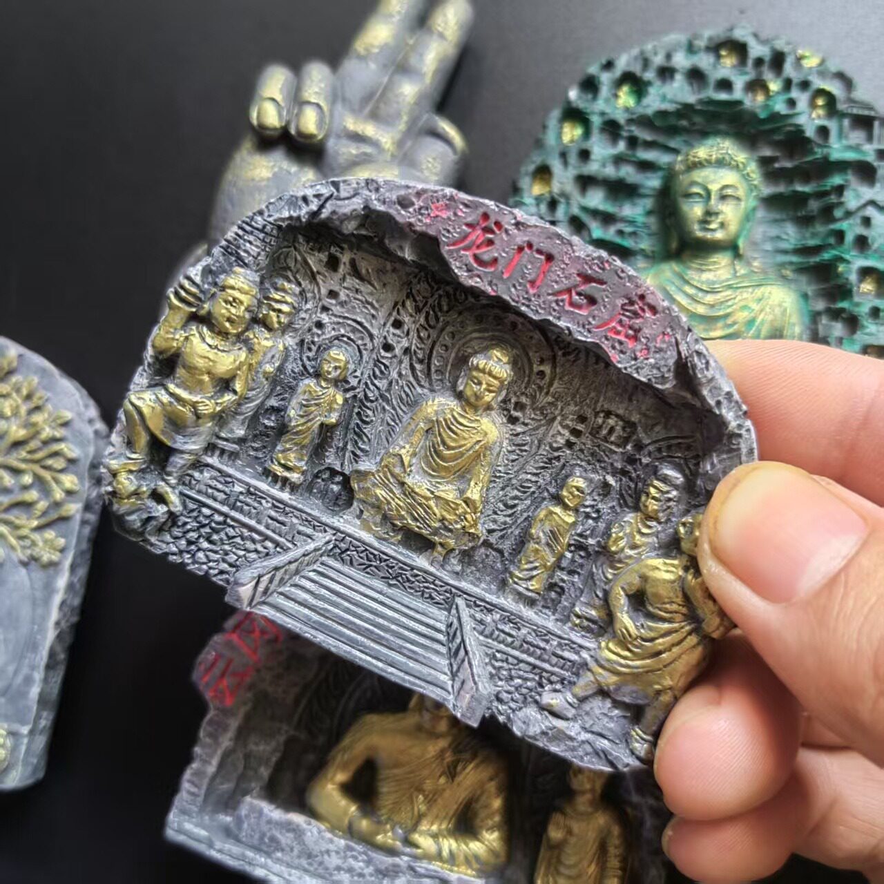 山西云冈石窟洛阳龙门佛图片