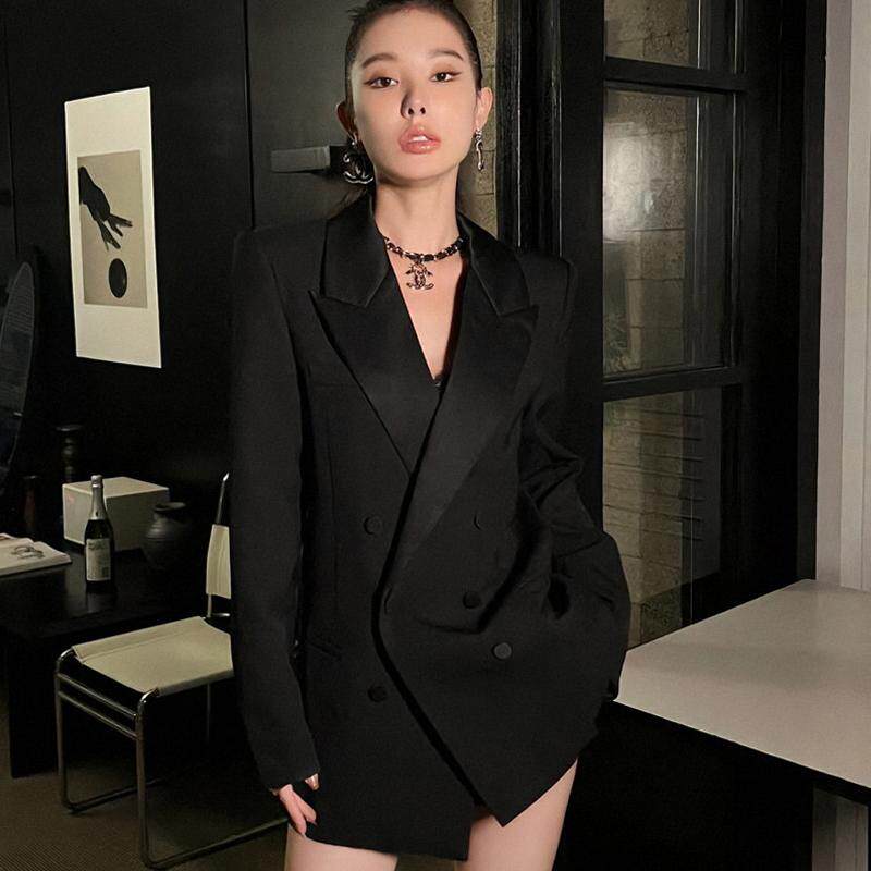 韩版时尚休闲宽松显瘦西装外套女