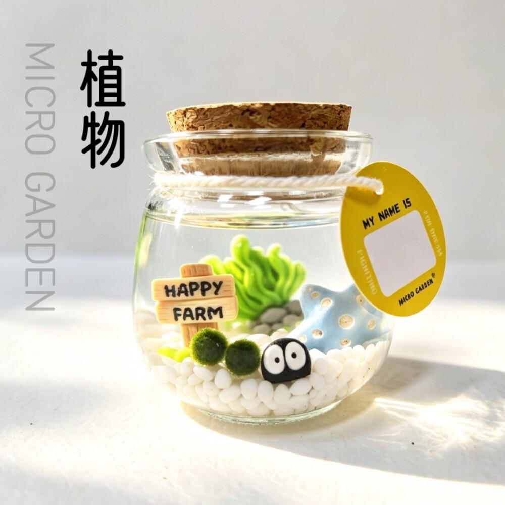 海藻球生态瓶稀奇古怪小玩意 生日礼物宠物桌面绿植学生迷你植物