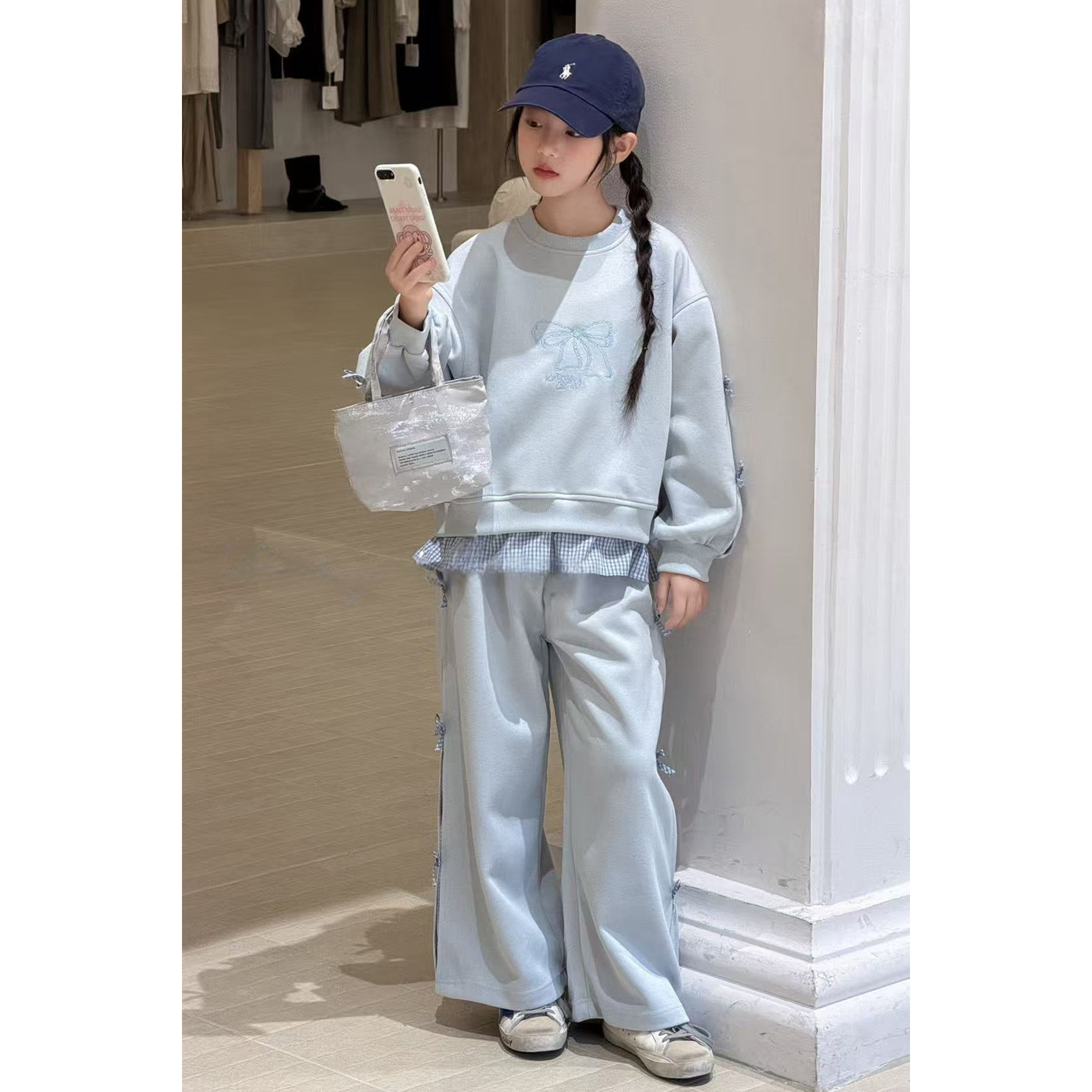 女童秋装2026新款套装儿童网红洋气休闲运动女孩春秋款时尚两件套