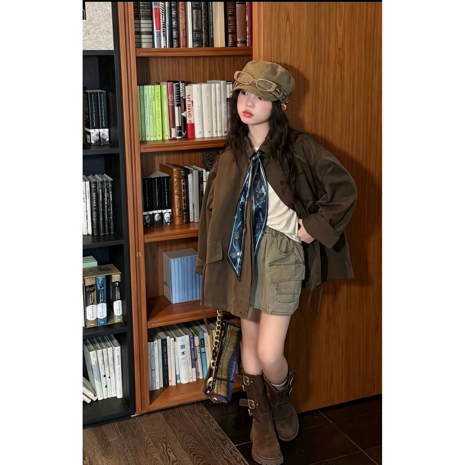 明星同款女童中长款风衣外套2026秋季新款儿童宽松超洋气飘带上衣