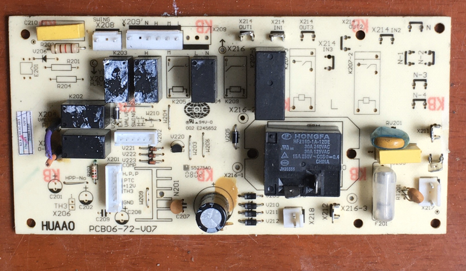 科龙华宝空调原装电脑板PCB06-72-V07 主板 2P柜机板 控制板