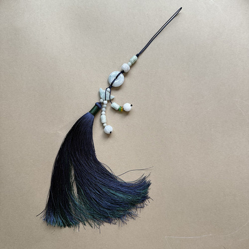 汉服玉佩古风翡翠儿童禁步