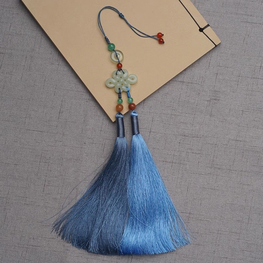 手工旗袍配饰压襟儿童汉服腰佩禁步背云挂件中式婚礼道具流苏扇坠