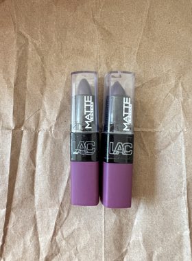 绝版L.A. Colors哑光雾面口红唇膏紫色丝绒般质感温柔高级百搭