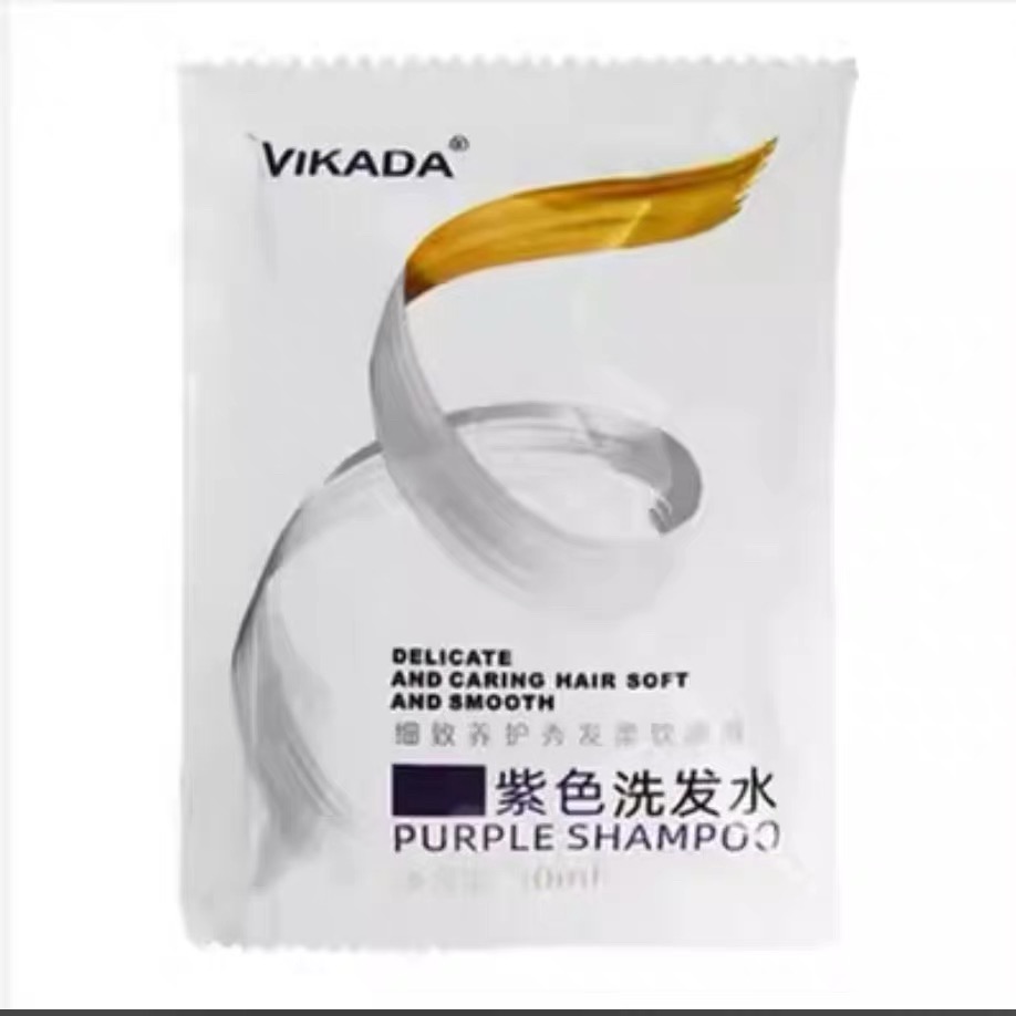 威卡达Vikada去黄洗发水移黄护色紫色锁色白金色持久洗发乳不伤发