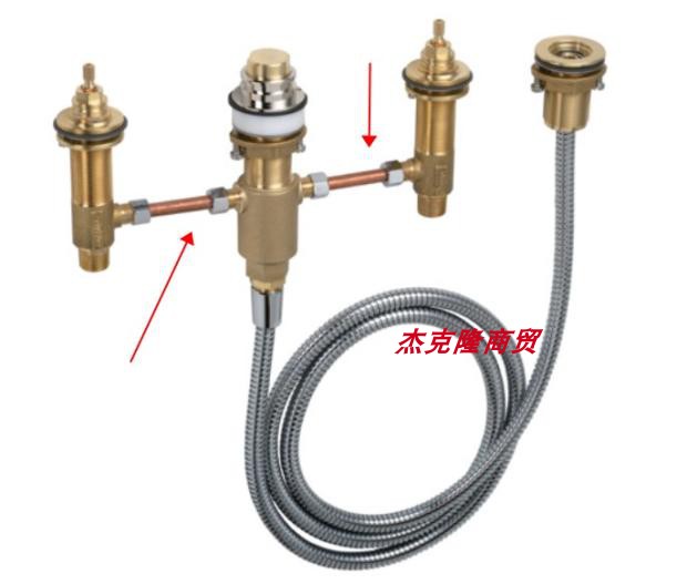 汉斯格雅配件三孔四孔浴缸龙头底