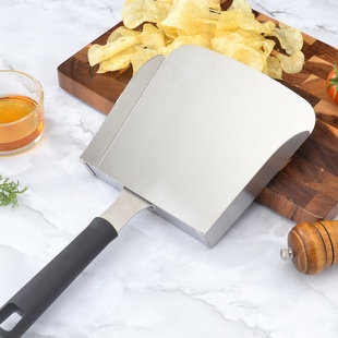 烘焙用具不锈钢转移铲加大款食物铲薯条小食转移铲Pizza spatula