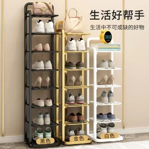 折叠鞋架多层家用门口小窄出租房用鞋架子新款2025爆款省空间