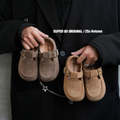 新款 宝宝单鞋 英伦风儿童皮鞋 子复古女童勃肯鞋 软底真皮男童鞋 春季