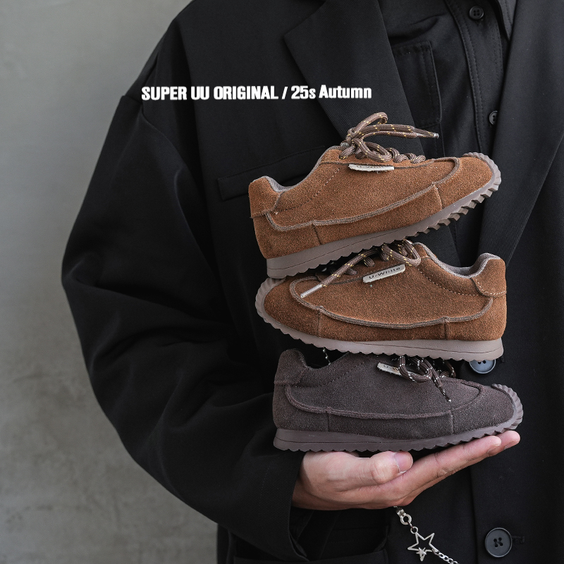 秋冬加绒复古风儿童勃啃棉鞋