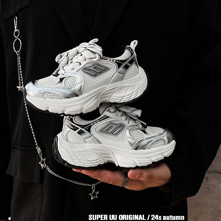 秋季儿童巴镓轮胎底韩版老爹鞋