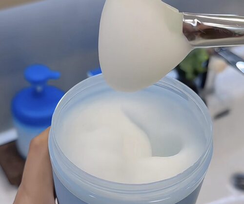 代胡戴K思舒缓保湿冰沙霜500g罐装 *1罐 +30g*2支+赠儿童面膜一片