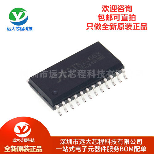 原装正品 贴片 TM1668 SOP-24 发光二极管显示器驱动控制电路芯片