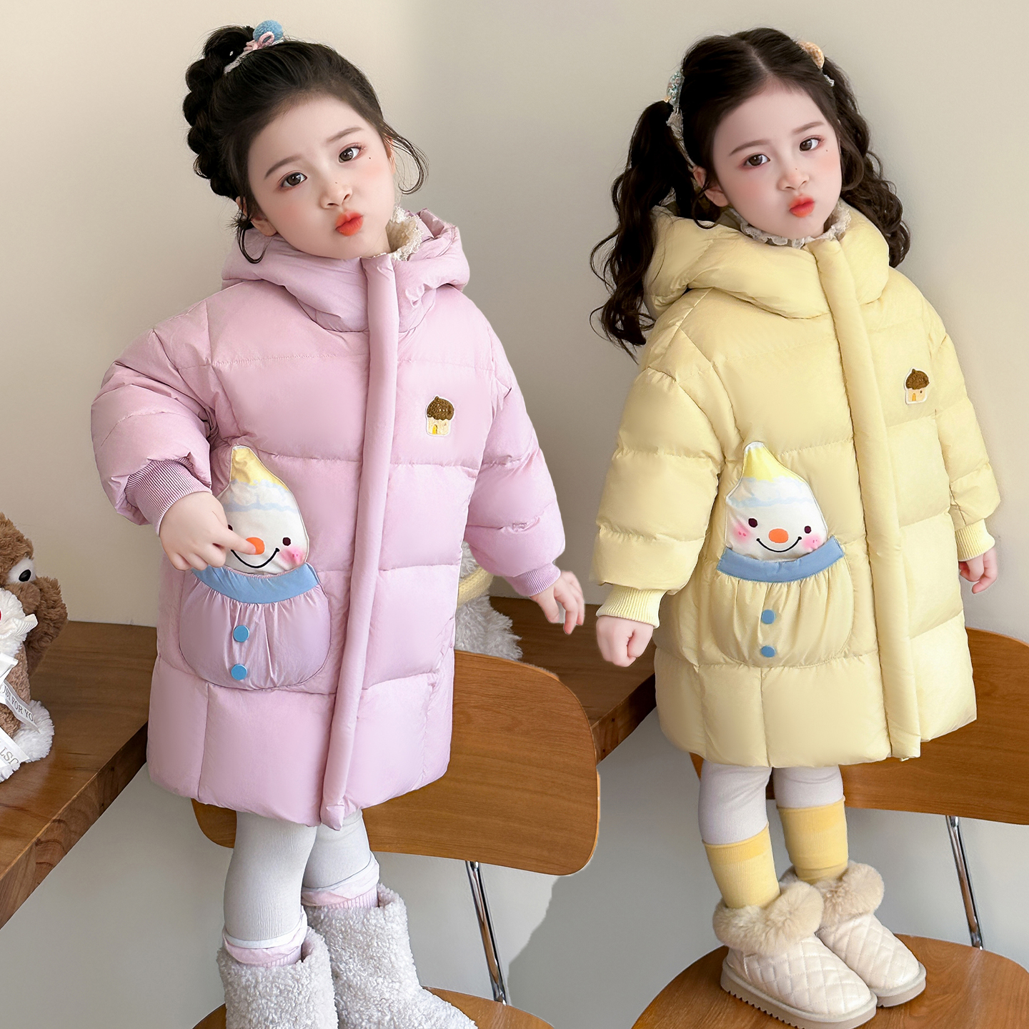 女童羽绒服冬季儿童绒羽服