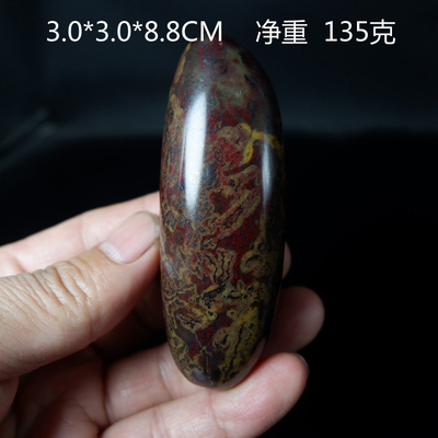 红玉楼把玩件天然原石天然纹路