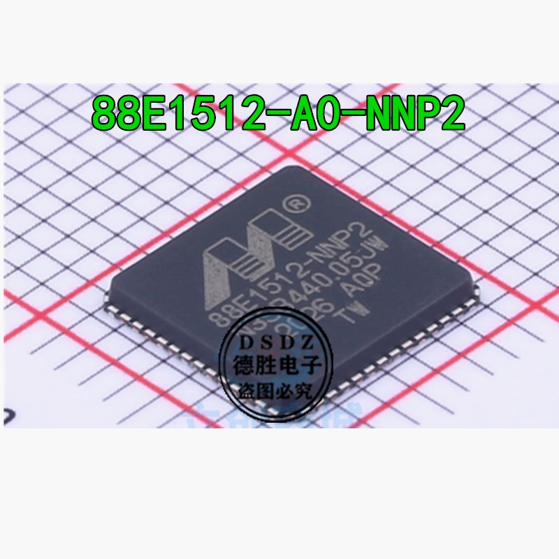88E1512-AO-NNP2C000 丝印88E1512-NNP2以太网控制QFN-56