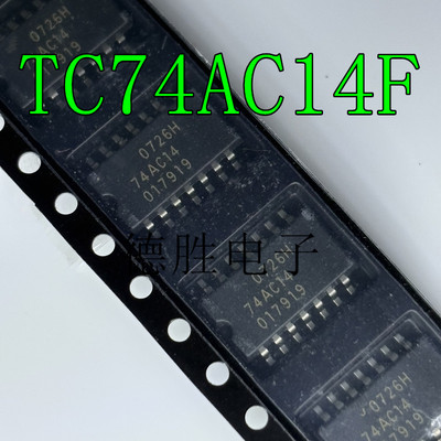 TC74AC14F TC74VHC14FT 丝印74AC14 VHC14 SOP14-5.2中体贴片全新