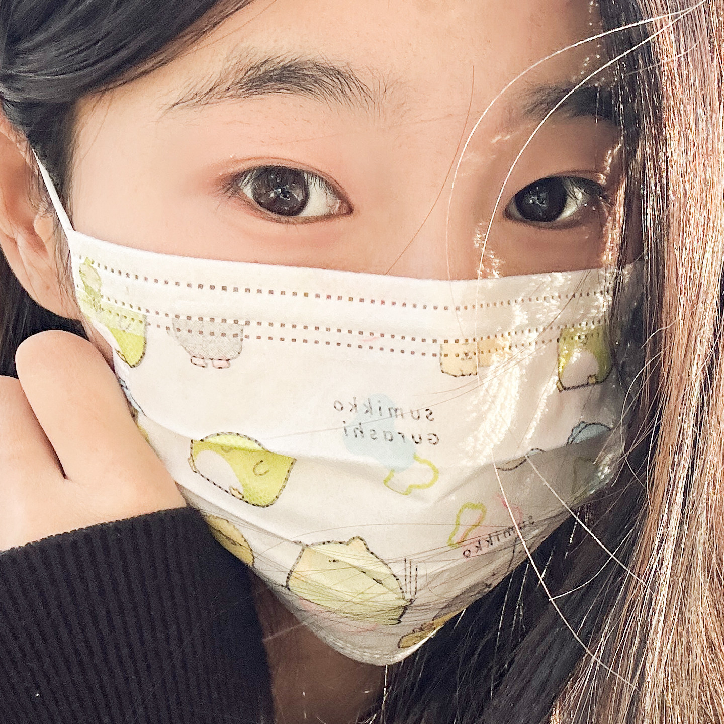 成人一次性口罩女高颜值印花图案独立包装冬天卡通防尘可爱无纺布