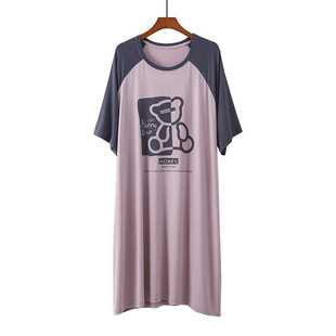 睡裙女款2025新款高中初中女生夏可外穿胖妹妹超柔软莫代尔家居裙