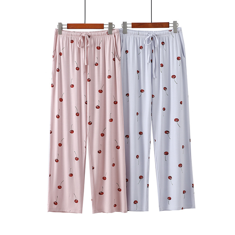 莫代尔印花春秋夏薄款家居