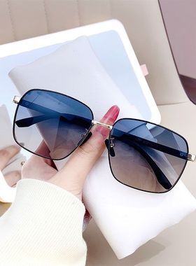 超酷开车偏光墨镜男士时尚韩版方框大脸2025新款夜视太阳镜显瘦潮