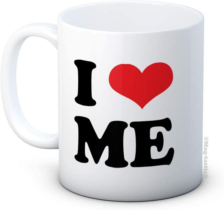 I LOVE ME美式陶瓷咖啡马克杯子大容量茶水杯生日礼物新款爱心Mug