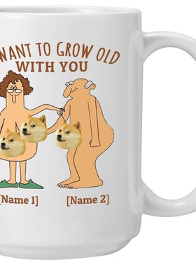 Personalized情人节生日礼物水陶瓷咖啡马克杯子Custom Gift Mug