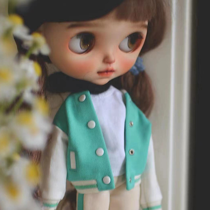 blythe小布19关节ob24ob22棒球服azone芭比可儿bjd6分运动服