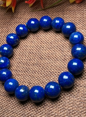 天然青金石手链单圈原色女款手串