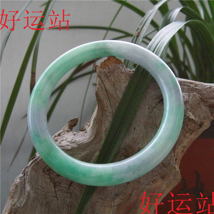 2019新款缅甸翡翠女生手镯宝石玉佩玉石时尚玉环原矿玉料精品收藏