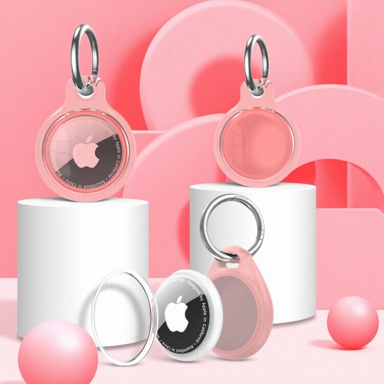 Transparent soft holder Case for AirTag透明保护软壳