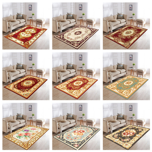 欧式入户门地垫水晶绒家居四季客厅卧室玄关进门地毯门口吸水垫子