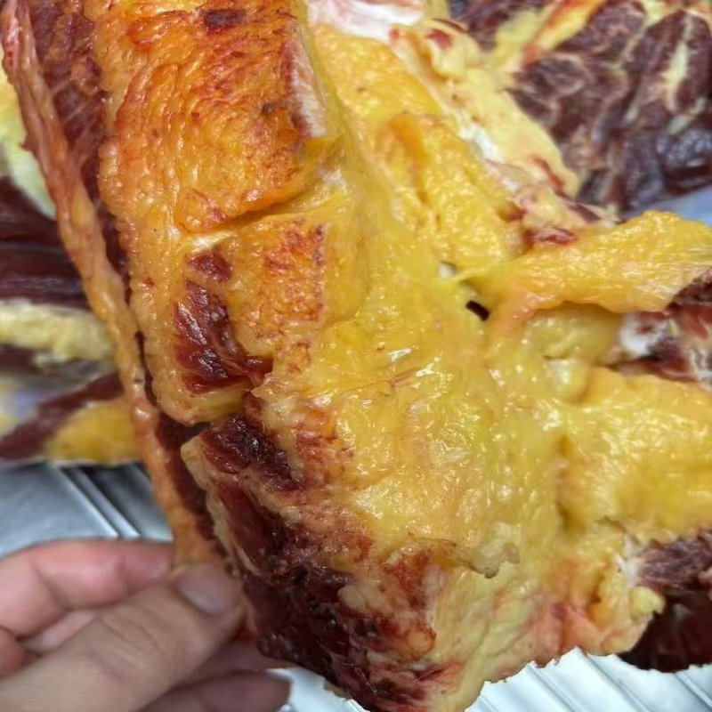 内蒙古呼伦贝尔散养黄膘牛胸口，胸口肉，爽口肉5斤烤肉涮火锅