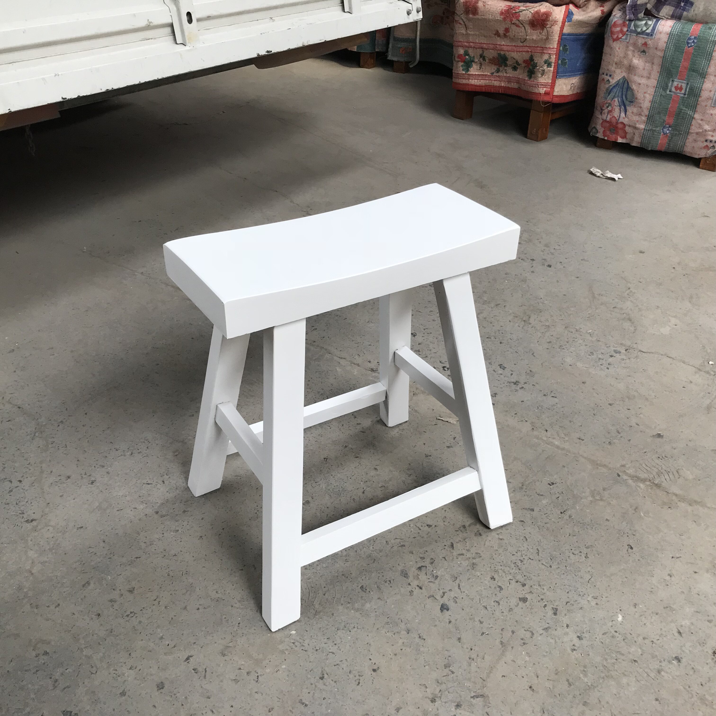 新中式老榆木元宝凳简约凹面凳马鞍凳实木小板凳家用小方凳茶几凳