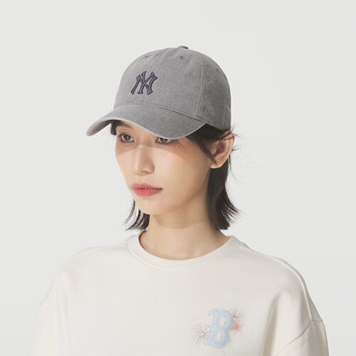 MLB男女童刺绣透气休闲棒球帽