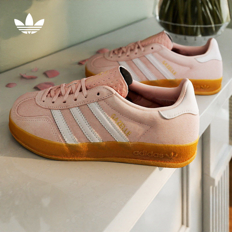 26春季新款adidas阿迪达斯女子板鞋低帮德训鞋休闲运动鞋IH5484 - 实物图